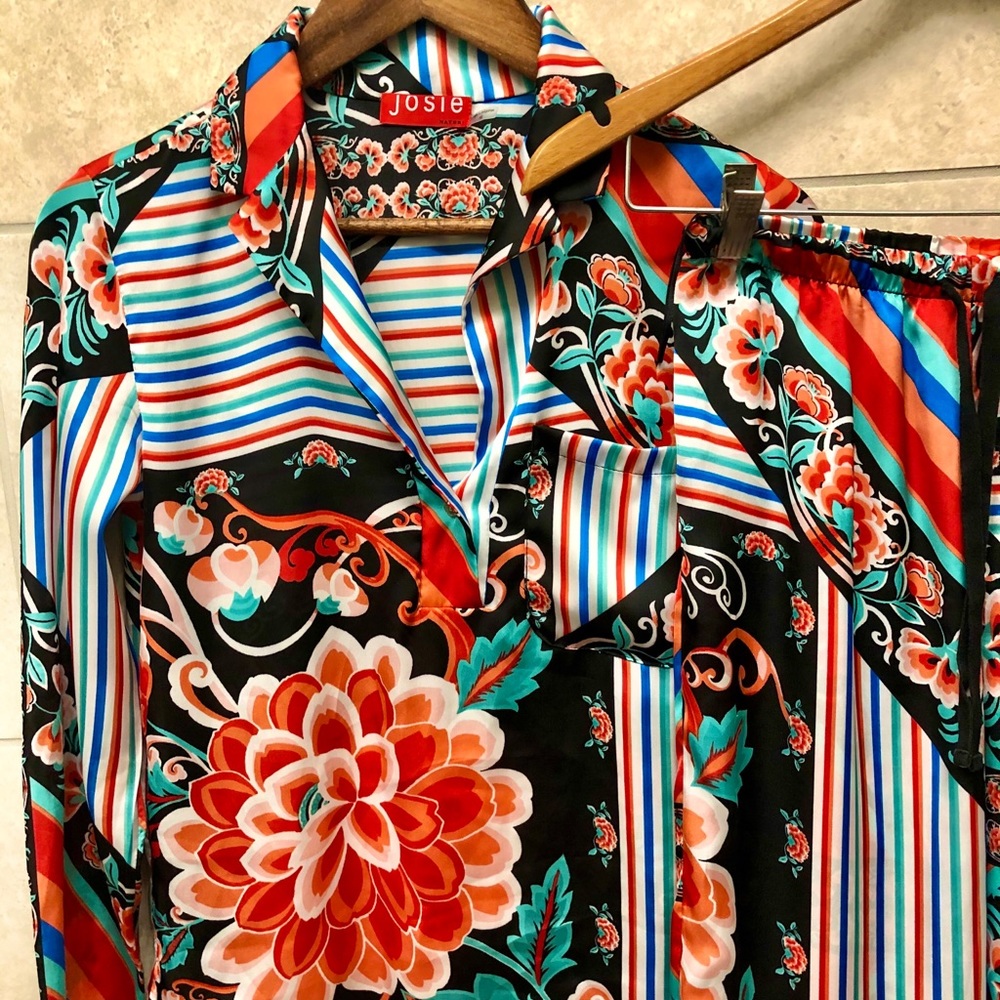 Josie By Natori pajama set Sz XS